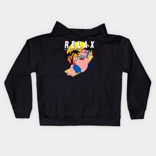 Relax all day Long Kids Hoodie